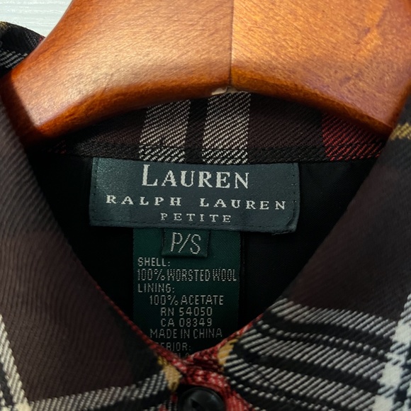Ralph Lauren plaid front button shirt - Picture 3 of 5